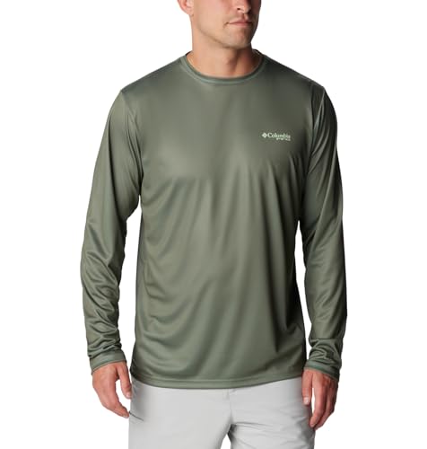 COLUMBIA MEN'S TERMINAL TACKLE PFG TAR FINAL RISE LONG SLEEVE FM7638-TROPICAL - Brand New