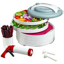 Nesco FD-61WHC Snackmaster Encore Food Dehydrator Jerky Gun Kit 5 Trays Gray - Brand New
