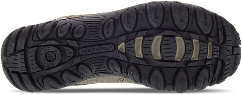 MERRELL MEN'S YOKOTA 2 HIKING SHOE - SIZE: MEN 13 (AU/UK M12.5) - LIGHT BROWN - Like New