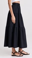 90-4016A STAUD WOMEN'S SEA SKIRT - SIZE 6 - BLACK - Brand New