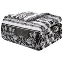 ELEGANT COMFORT ULTRA SOFT PRINT FLANNEL FLEECE ODELIA - Throw Blanket - 50x60 - Like New