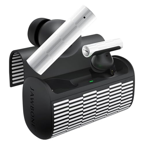 JAWBONE JAMBUDS BLUETOOTH EARBUDS TRUE ACTIVE NOISE CANCELLING - TWE-CHK - WHITE - Like New