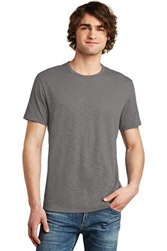 HANES ALTERNATIVE MEN'S SLUB KEEPER TEE WASHED GRAY M - ELEPHANT GRAY - Like New