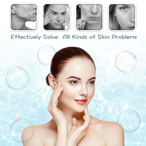 HXDZFX LED FACIAL LIGHT THERAPY MASK, 7 LED LIGHT THERAPY, 7 LED, HK207 - WHITE - Like New