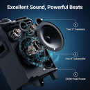 TONOR Wireless Karaoke Machine PA System Portable Bluetooth TN120107 - Black Like New