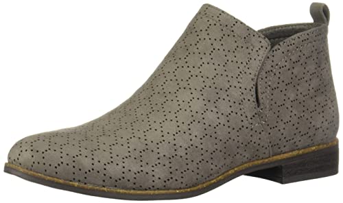 F0587S2002 DR. SCHOLL'S SHOES WOMEN'S RATE ANKLE BOOT DARK SHADOW GREY SIZE 8.5 - Like New