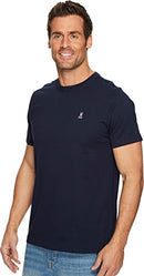 PSYCHO BUNNY MENS CLASSIC CREW NECK TEE - SIZE: MEN 2XL - NAVY - Brand New