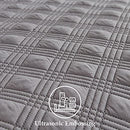 Charlie Allen Quilt Bedding Set Queen 3 Piece Bedspread Coverlet Grey - Brand New