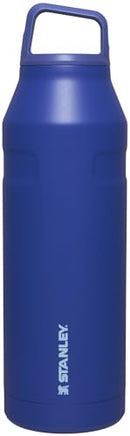 STANLEY ICEFLOW CAP AND CARRY WATER BOTTLE WIDE MOUTH TWIST LID - LAPIS - Brand New