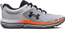 3026175 Under Armour Men Charged Assert 10 Run Shoe White/White/Black Size 10 - Like New