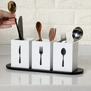Kathfly 4 Pcs Silverware Caddy Utensil Holder Countertop Silverware Organizer - Like New