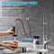 ELLO&ALLO KITCHEN FAUCET PULL DOWN SPRAYER - SLIVER - Like New