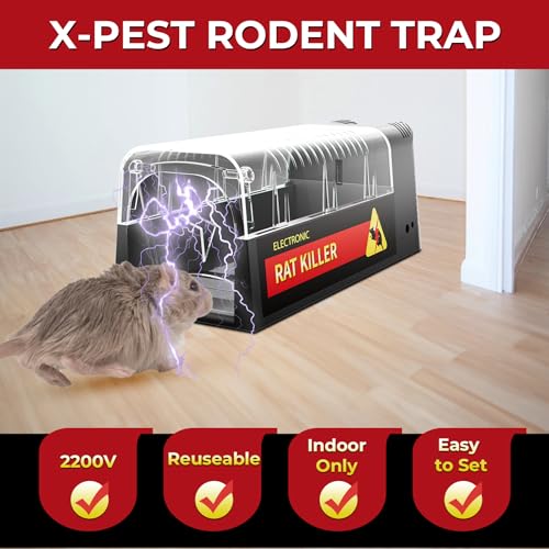 X-PEST MK08-RAVEN ELECTRONIC RAT KILLER BIG SIZE ELECTRIC RODENT TRAP ZAPPER - Like New