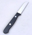 WUSTHOF GOURMET 2.75" PARING KNIFE, STAINLESS STEEL, BLACK DOUBLE-RIVET HANDLE - Like New