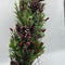 ARTIFICIAL RED BERRY STEMS PINE BRANCHES FOR CHRISTMAS - GREEN - Like New