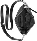 Calvin Klein Ash North/South Crossbody H3GEDAC4 - Black/Silver - Brand New