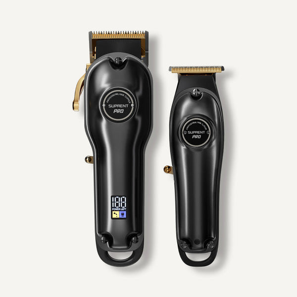SUPRENT PRO THE BLACK DEVIL PROFESSIONAL CLIPPER TRIMMER SET - - Scratch & Dent