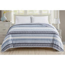Plazatex Anissa Printed Luxurious Ultra Soft Lightweight Bed Blanket 102" x 90" - Brand New