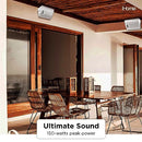IHOME IHSI-W525BT-PR-WHT BLUETOOTH ALL WEATHER SMALL 150W WALL/CEILING - WHITE - Like New