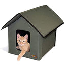 K&H Pet Products Outdoor Cat House for Outside Pets, Weatherproof Outdoor Cat - Like New
