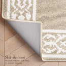 LAURA ASHLEY ALL LOOP TUFTED 26" X 72" RUNNER RUG BERBER/IVORY LORRETA TWO-TONE - Brand New