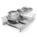 HOME ZONE LIVING PULL OUT KITCHEN CABINET ORGANIZER SLIDE OUT DRAWER - CHROME - Like New
