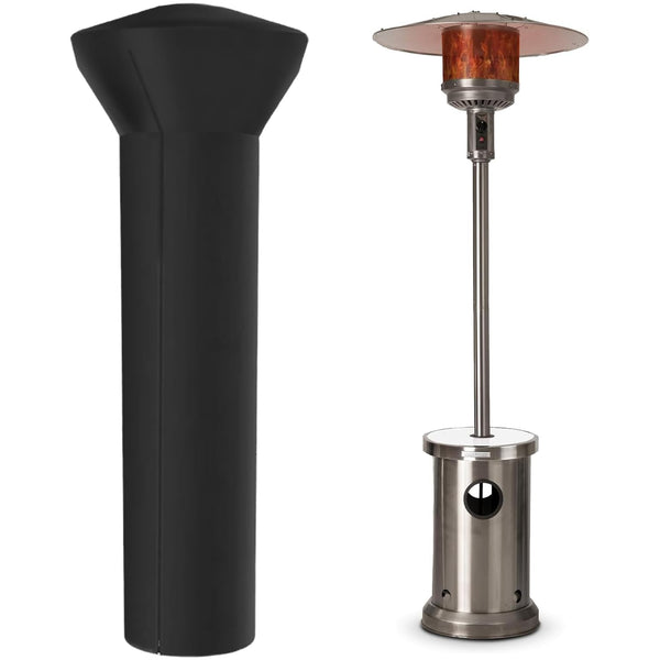 FIRE SENSE 02129 VINYL COVER FULL LENGTH OUTDOOR PATIO HEATERS - BLACK - Like New