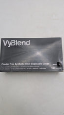 ProWorks VyBlend Vinyl Powder Free Glove Box,Black,10pack,1000 count,Large - Brand New