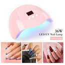 Shelloloh 20 PCS Gel Nail Polish Kit UV Light 20 Colors Set B08KQBFZL3 - Pink - Brand New