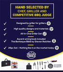 Grillers Choice 25 PC Grillers Set Hand Selected Grilling Tool Kit B082YGVKVH - Brand New
