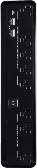 CyberPower - 750VA Battery Back-Up System SL750U - Black - Scratch & Dent