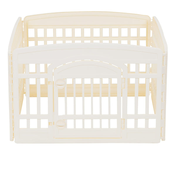 AMAZON BASICS ROUND DOG Playpen Pet Exercise Pen with Door 24" - Scratch & Dent