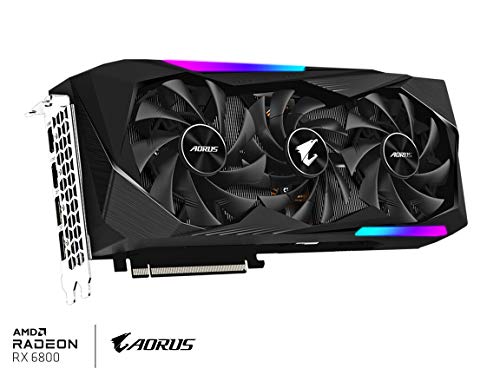 Gigabyte AORUS Radeon RX 6800 Master 16G Graphics Card, GV-R68AORUS M-16GD - Like New