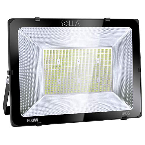 SOLLA HT-001 600W LED Stadium Flood Light, 3300W Equivalent, 48000LM - 6000K - Like New