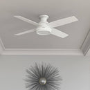 HUNTER FAN 59248 DEMPSEY CEILING FAN REMOTE CONTROL 52" - FRESH WHITE FINISH - Like New