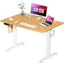 SMUG STANDING DESK, 48" x 24" INCH, ELECTRIC HEIGHT ADJUSTABLE - OAK - Like New