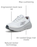 SKECHERS MEN'S MAX CUSHIONING ENDEAVOUR WIDE WIDTH SNEAKER - SIZE 9 - GRAY - Brand New