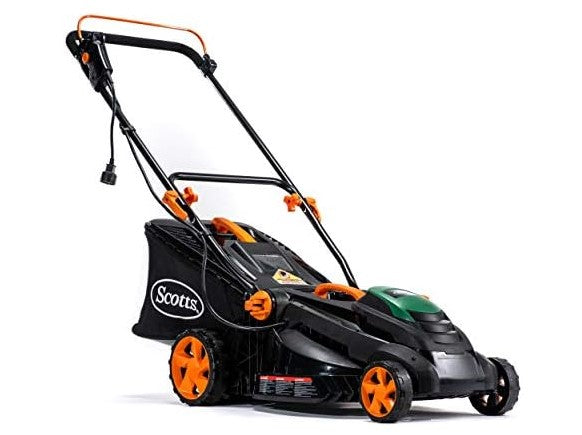 Scotts 51519S 19in 13Amp Corded Electric Lawn Mower BLACK/ORANGE/GREEN Like New