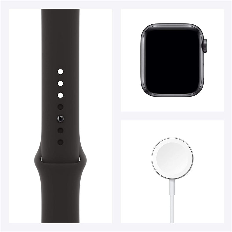 Apple Watch SE GPS + Cellular 40mm Aluminum Case with Black MYED2LL/A - Like New