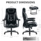Office Chair Big and Tall, High Back Executive Chair with Ottoman, 400 lbs - Like New