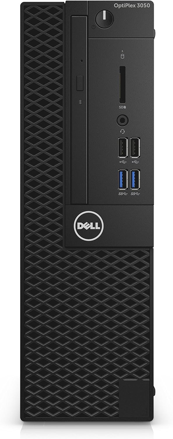 DELL OPTIPLEX 3050 SFF INTEL I3-6100 3.7GHz 8GB 500GB HDD - BLACK - Like New