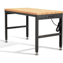 HARIPUL 48" ADJUSTABLE WORKBENCH WITH POWER OUTLETS, 2000 LBS - - Scratch & Dent