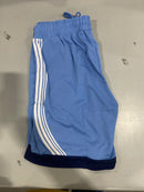 JUMPSTART BASKETBALL SHORTS WITH LIGHT BLUE WITH WHITE STRIPES AND NAVY TRIM - M - Brand New