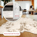 nuLOOM Marcia Off White Animal Print Washable Area Rug Shaped 5' x 7' - Like New