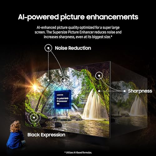 SAMSUNG 98-Inch Class 4K DU9000 HDR Smart TV UN98DU9000KFXZA - 2024 Model - Like New