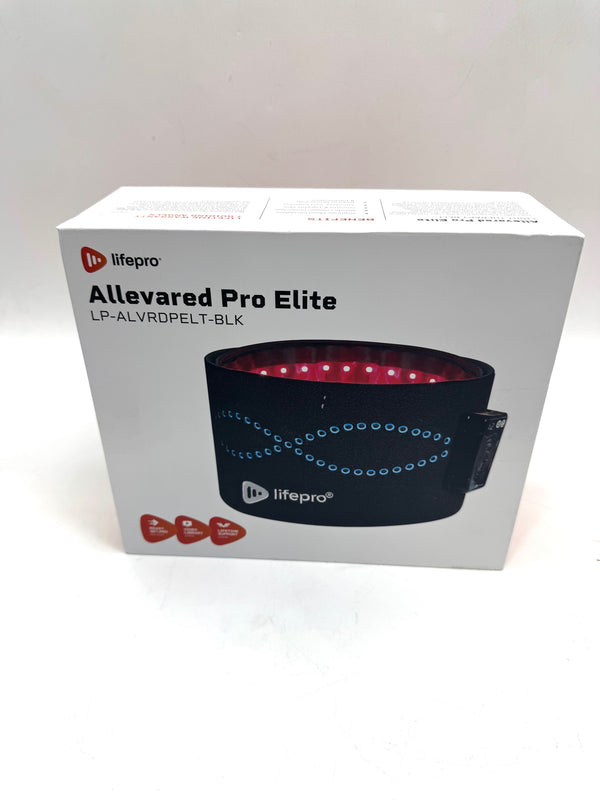 LIFEPRO ALLEVARED PRO ELITE RED LIGHT THERAPY BELT - BLACK - Brand New