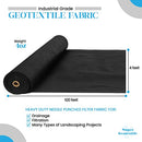 Super Geotextile 4, 6, 8 oz Non Woven Fabric - 4 oz (4x100), Black - Brand New