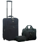 TRAVELERS CLUB BOWMAN EVA EXPANDABLE VALUE LUGGAGE AND TRAVEL SET, RED - Brand New