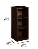 CLOSETMAID STACKABLE 3-SHELF ORGANIZER 8985 - ESPRESSO - Like New