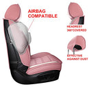 BLUEWALDON 5 Car Seat Covers Full Set with Faxu Leather Cushion Universal Fit - Brand New